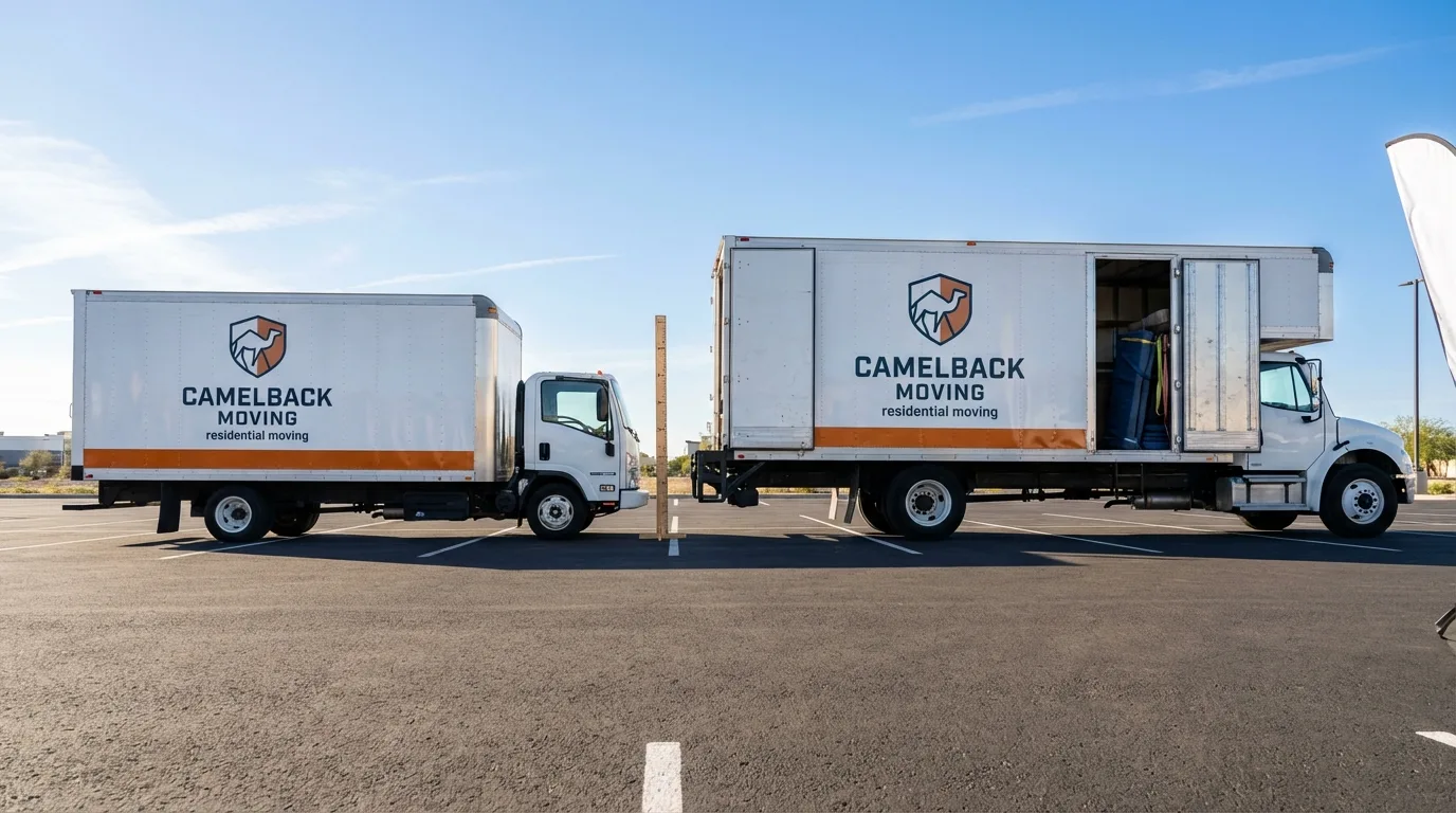 Moving truck size capacity guide in Tuckerton